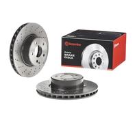 Brembo 09.8127.11 - Disque du Frein Avant avec revêtement anti-corrosion UV - Jeu de 2 disques