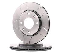 BREMBO 09.9610.75 2x Disque de frein Avant Ø247mm Hauteur: 34mm Épaisseur: 20,4mm ventilé de l'intérieur rainuré Compatible avec PEUGEOT 206 3/5 portes 2A/C 205 II 3/5 portes 106 II 3/5 portes 1A, 1C