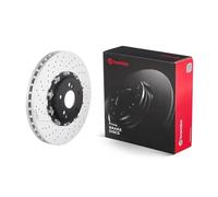 Disque de frein BREMBO 9976423 avant, ventilé, rainuré, à haute teneur en carbone, 1 pièce