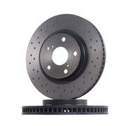 BREMBO 09.A417.1X 2x Disque de frein Avant Ø296mm Hauteur: 49mm Épaisseur: 28mm perforé/ventilé de l'intérieur Compatible avec TOYOTA RAV 4 III ACA3, ACE, ALA3, GSA3, ZSA3 RAV 4 IV ZSA4, ALA4