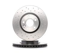 BREMBO 09.A427.1X 2x Disque de frein Avant Ø300mm Hauteur: 52mm Épaisseur: 28mm perforé/ventilé de l'intérieur Compatible avec FORD S-Max Mk1 WA6 Galaxy Mk2 WA6 MPV, LAND ROVER Range Rover Evoque L538