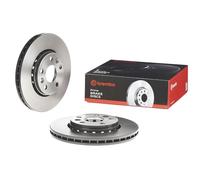 Brembo Disque de frein 09A72721 avant, ventilé, à haute teneur en carbone, 1 pièce