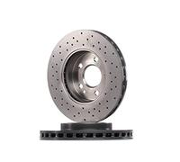 BREMBO 09.B344.4X 2x Disque de frein Avant Ø295mm Hauteur: 51mm Épaisseur: 28mm perforé/ventilé de l'intérieur Compatible avec MERCEDES-BENZ W176 W246, W242 CLA Coupé C117 GLA X156