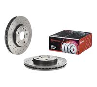Disque de frein BREMBO 09B3551X avant, perforé, ventilé, perforé, 1 pièce