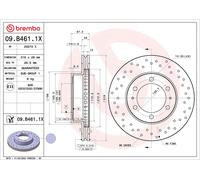 BREMBO 09.B461.1X Disque de frein