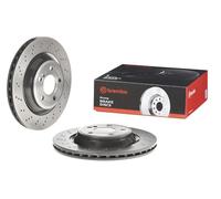 Brembo 09.B743.51 - Disque de Frein Arrière avec revêtement anti-corrosion UV - Jeu de 2 disques