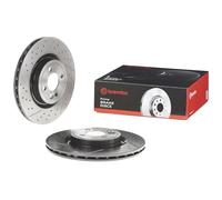 Brembo Disque de frein 09B75421 avant ventilé rainuré à haute teneur en carbone 1 pièce