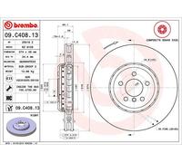 BREMBO 09.C408.13 Disque de frein pour BMW