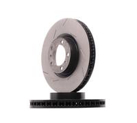 Disque de frein BREMBO 09C54921 avant, ventilé, rainuré, à haute teneur en carbone, 1 pièce