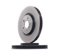 2x Disque de frein ventilé de l'intérieur 09.D063.11 BREMBO pour JAGUAR XE XF II