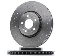 BREMBO 09.D770.1X 2x Disque de frein Avant Ø330mm Hauteur: 51mm Épaisseur: 30mm perforé/ventilé de l'intérieur