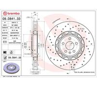 BREMBO 09.D841.33 Disque de frein pour POLESTAR