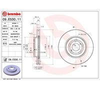 2x Disque de frein ventilé de l'intérieur 09.E530.11 BREMBO pour TOYOTA YARIS