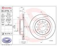 BREMBO 09.E779.11 Disque de frein
