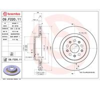 BREMBO 09.F220.11 Disque de frein