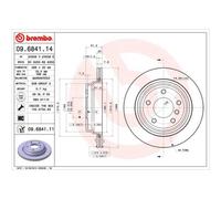 BREMBO 2X Disque De Frein Arrière 298 Ventilé Pour BMW 5E E39 Alpina
