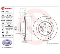 BREMBO 2X Disque De Frein Arrière Ø300 Ventilé Pour BMW Série 3 G20 320I 318D
