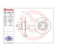 BREMBO 2X Disque De Frein Avant Ø240Mm Complet Pour BMW 2 Série E10 E6