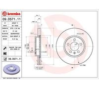 BREMBO 2x Disque de Frein Avant Ø276 MM pour Seat Ibiza V KJ1 1.0 TSI Arona KJ7