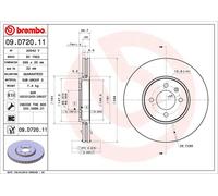 BREMBO 2X Disque De Frein Avant Ø288 Mm Ventilé Pour VW UP 121 122 BL1 BL2