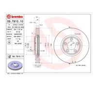 BREMBO 2X Disque De Frein Avant Ø300Mm Ventilé Pour Jaguar S-Type FORD USA X200