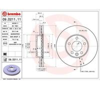 BREMBO 2x Disque de Frein Avant Ø308 MM pour VW Transporter VI Boîte Sga Sgh 2.0