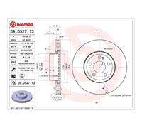 BREMBO 2X Disque De Frein Avant Ø318 Mm Pour Mercedes-Benz C-Class T-Model S205