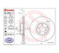 BREMBO 2X Disque De Frein Avant 348 Ventilé Pour BMW X5 E70 F15 F85
