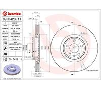 BREMBO 2x Disque Frein Avant Ø349mm Aéré Internement pour VW Touareg CR7 3.0 Tdi