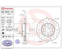 BREMBO 2X Disques De Frein Ø 276 Perforés/Intérieur Pour VW Golf VII 5G1 BE1 AM1