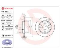 BREMBO 09.N236.2X Disque de frein