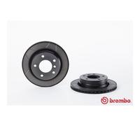 BREMBO 2x Disques de Frein Arrière Ø276 MM Aéré Internement Fendue pour BMW 3er