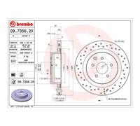 BREMBO 2x Disques de Frein Arrière Ø322 MM pour Nissan 350 Z Z33 3.5 R34 2.6