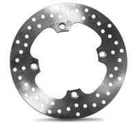 Brembo Disque de frein Oro 68B40754 Ø 220 mm Épaisseur 4 mm Perforé Argenté