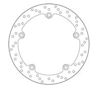 Brembo Disque de frein 68B407C8 Arrière fixe avec ABE – 276 mm