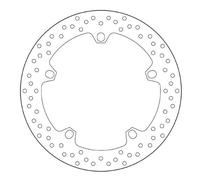 Brembo Disque de frein avant Oro 68B407D6 Argenté