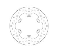 Brembo Disque de frein 68B407E4 AV+AR 267 mm fixe avec ABE