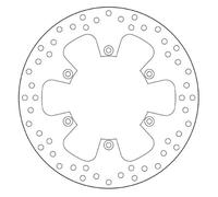 BREMBO 68B407F0 Disque de frein