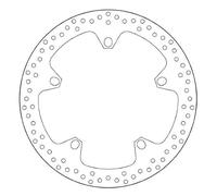 Brembo Disque de frein 68B407D7 avant 181 mm 320 mm Argenté