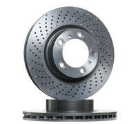 Disque de frein BREMBO 09D93011 avant, ventilé, à haute teneur en carbone, 1 pièce