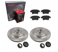 BREMBO Disques de Frein + Plaquettes Arrière CITROEN C4 PICASSO I C4 GRAND PI...
