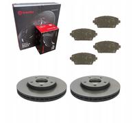 BREMBO Disques de Frein + Plaquettes Avant NISSAN ALMERA TINO PRIMERA P12 WP12