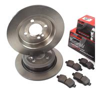 Brembo Disques de Frein Plaquettes + Contact D'Usure Avant pour VW Golf Passat