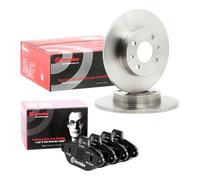 BREMBO Disques + Plaquettes De Frein Avant FIAT Panda 1.2 Punto 176 - LANCIA Y