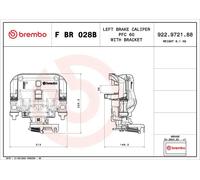BREMBO F BR 028B Étrier de frein