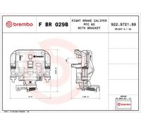 BREMBO F BR 029B Étrier de frein