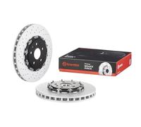 Disque de frein BREMBO 09A80433 avant, ventilé, hautement carbonisé, 1 pièce