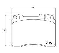 BREMBO Jeu De Plaquettes De Frein Disque Avant Pour Mercedes-Benz SL 320 300
