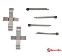 BREMBO Kit d'accessoires plaquette de frein à disque Kit de montage de plaquette
