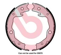 BREMBO Lot Mâchoires de Frein à Main pour Nissan Qashqai + 2 I J10 JJ10 Juke